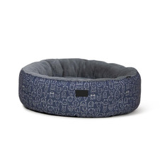 La Doggie Vita Dog Central Indigo Round Bed
