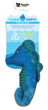 Spunky Pup Clean Earth Seahorse Dog Toy