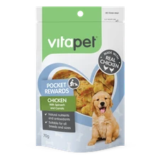 VitaPet Pocket Reward Puppy Treats Chick/Veg Bone