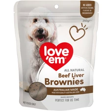 Love Em Beef Liver Brownies Dog Treats