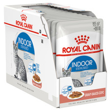 Royal Canin Adult Indoor in Gravy Wet Cat Food Pouches