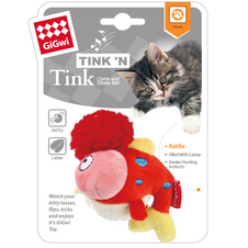 GIGwi Tink'n Fish Cat Toy with Bell & Catnip