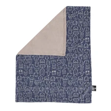 La Doggie Vita Dog Central Blanket Indigo Plush Blanket