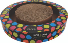 Scream Round Play Cat Scratcher Multicolour