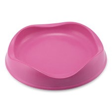 Beco Pink Sustainable Bamboo Cat Bowl