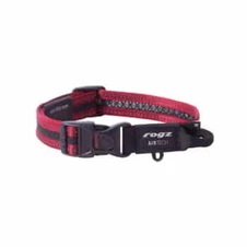 Rogz Dog Airtech Classic Collar Rock Red