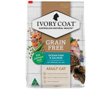 Ivory Coat Adult Dry Cat Food Grain Free Ocean Fish & Salmon