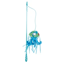 GIGwi Cat Laser Jellyfish Teaser Wand Cat Toy