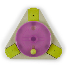 Kazoo Dog Triangle Turn Interactive Puzzle Feeder