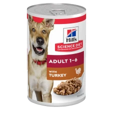Hill's Science Diet Adult with Turkey Canned Wet Dog Food