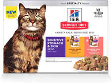 Hill's Science Diet Adult Sensitive Stomach & Skin Variety Pack Wet Cat Food