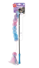GIGwi Cat Ice Cream Feather Teaser Wand  Cat Toy