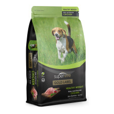 Supervite Gold Label Adult Healthy Weight Chicken Dog Dry Food
