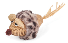 Kazoo Sneaky Mouse w/ Cardboard & Straw Cat Toy