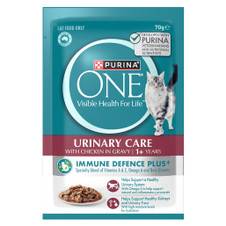 Purina One Cat Adult Urinary Care with Chicken in Gravy Wet Cat Food