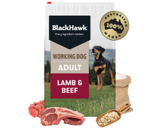 Black Hawk Working Dog Lamb & Beef Dry Adult Dog Food