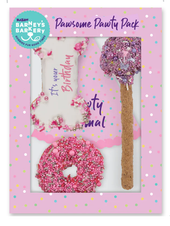 Barney's Barkery Dog Birthday Party Pack Pink Dog Treats