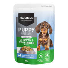 Black Hawk Chicken and Vegetables Wet Puppy Food