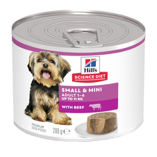 Hill's Science Diet Adult Small & Mini Mousse with Beef Wet Dog Food