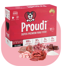 PROUDI Raw Combo Patties for Dogs