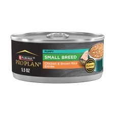 Pro Plan Small Breed Puppy Chicken & Brown Rice Entrée Wet Dog Food