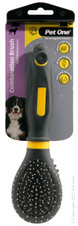 Pet One Dog Grooming Combination Bristle & Metal Pin Brush
