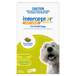 Interceptor Spectrum Chews Small Dog Green