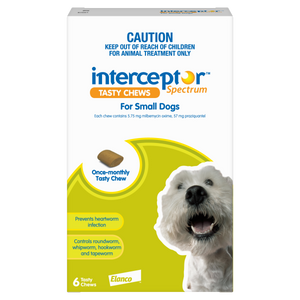 Interceptor Spectrum Chews Small Dog Green