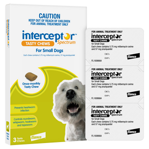 Interceptor Spectrum Chews Small Dog Green