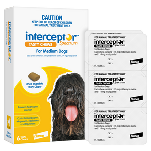 Interceptor Spectrum Chews Medium Dog Yellow