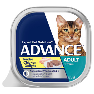 ADVANCE Adult Tender Chicken Wet Cat Food Trays pic