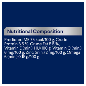 ADVANCE Adult Chicken & Salmon Medley Wet Cat Food Trays analysis