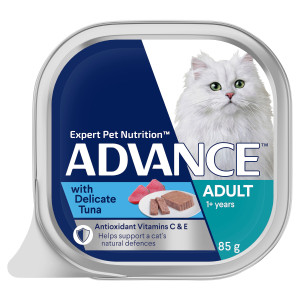 ADVANCE Adult Delicate Tuna Wet Cat Food Tray pic