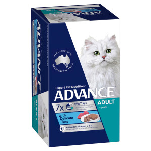 ADVANCE Adult Delicate Tuna Wet Cat Food Tray