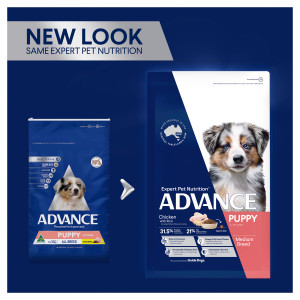 ADVANCE Puppy Growth All Breed Dry Dog Food Chicken new look