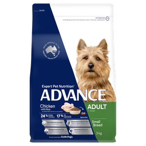 ADVANCE Adult Toy/Small Breed Dry Dog Food Chicken 3kg