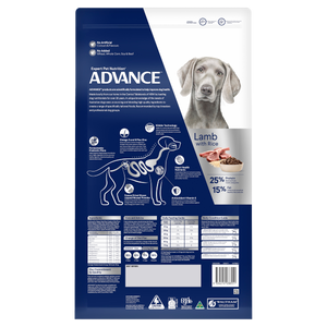 ADVANCE Adult Large+ Breed Dry Dog Food Lamb back
