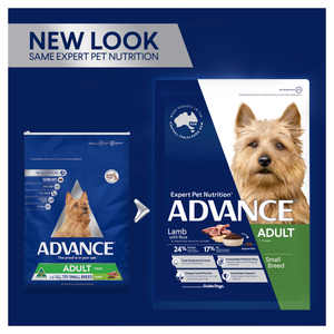 ADVANCE Adult Small Breed Dry Dog Food Lamb new looks