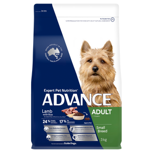 ADVANCE Adult Small Breed Dry Dog Food Lamb 3kg