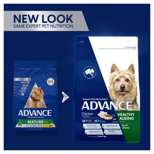 ADVANCE Healthy Ageing Small Breed Dry Dog Food Chicken new look
