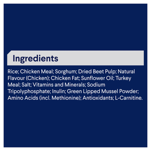 ADVANCE Healthy Weight  Adult Small Breed Dry Dog Food Chicken ingredients