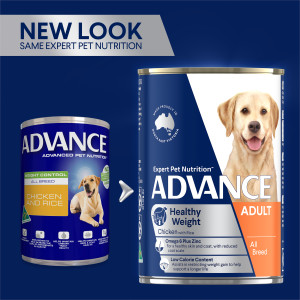 ADVANCE Adult Healthy Weight All Breed Chicken & Rice Wet Dog Food new look