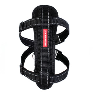 EzyDog Chest Plate Dog Harness Black