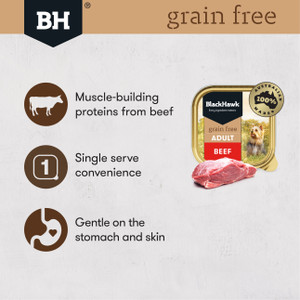 Black Hawk Grain Free Beef Wet Dog Food other