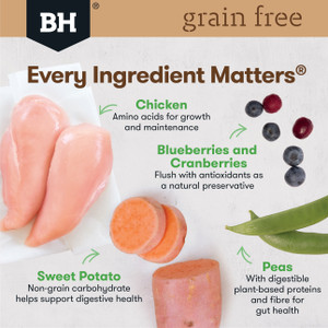 Black Hawk Grain Free Chicken Dry Adult Dog Food back