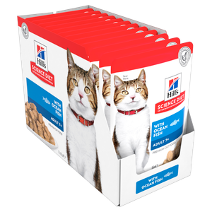 Hill's Science Diet Active Longevity Ocean Fish Adult 7+ Wet Cat Food Pouches