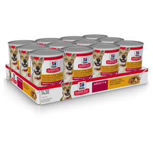 Hill's Science Diet Savory Stew Chicken & Vegetables Adult Wet Dog Food
