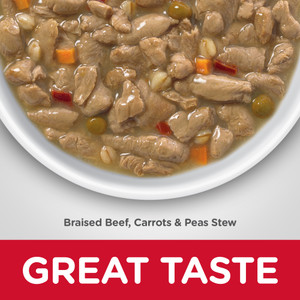Hill's Science Diet Healthy Cuisine Beef, Carrots & Peas Stew Adult Wet Dog Food