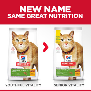 Hill's Science Diet Senior Vitality 7+ Senior Adult Dry Cat Food