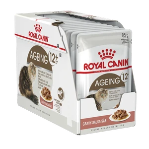 Royal Canin Ageing 12+ in Gravy Wet Cat Food Pouches